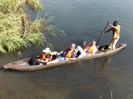 ride canoe – African Odyssey Motorcycle Tour