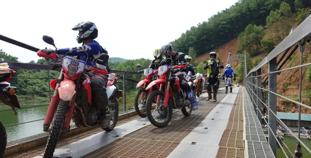Ho Chi Minh Road Bridge - 23 day vietnam motorcycle tour