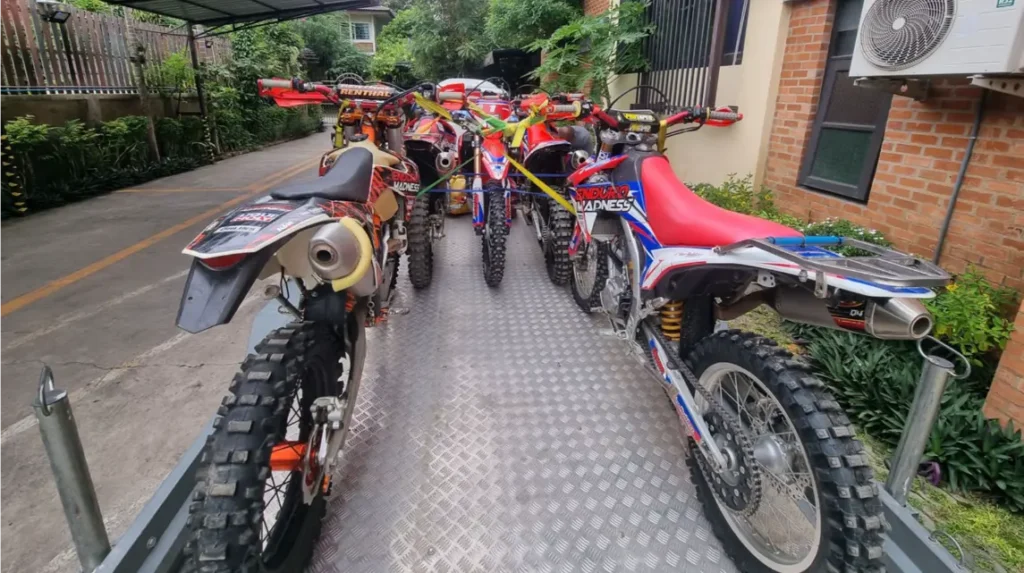 Motorcycle Day Tour Thailand – Pattaya Jungle Enduro Adventure support vehicle