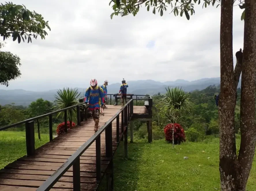 Motorcycle Day Tour Thailand – Pattaya Jungle Enduro Adventure viewpoint