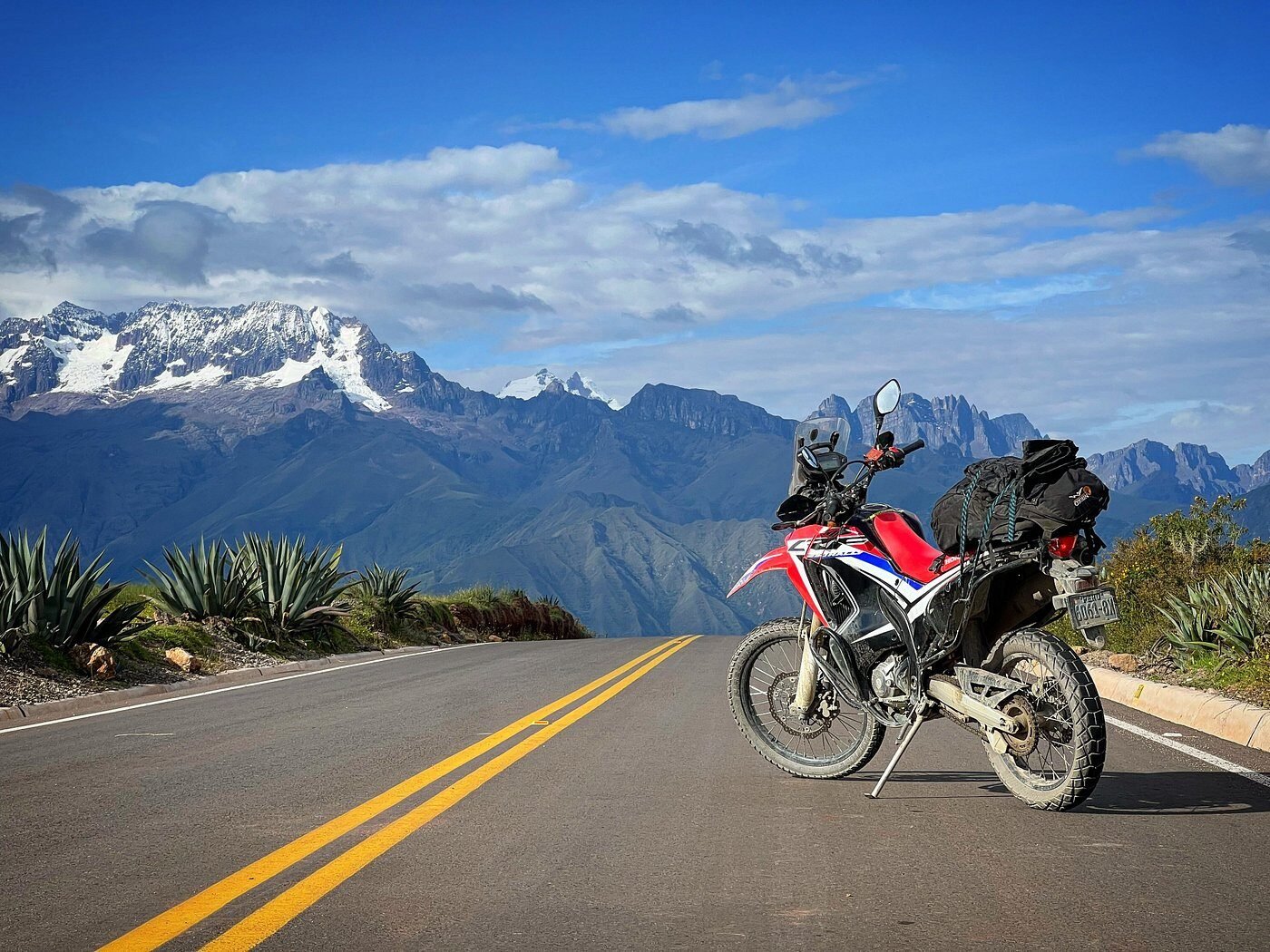 South America peru motorcycle tour view